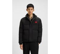 HUGO Water-repellent padded jacket with logo patch - Style Balto2541, 50547887 Black XL