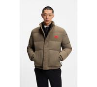 HUGO Water-repellent padded jacket with logo patch - Style Balto2541, 50547887 Light Brown L