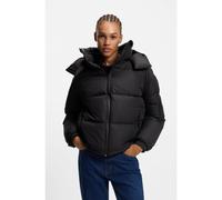 HUGO Water-repellent puffer jacket with detachable hood - Style Farida-1_B, 50546393 Black XL