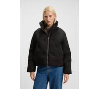 HUGO Water-repellent puffer jacket with stacked-logo embossing - Style Farinella-3, 50547376 Black L