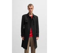 HUGO Water-repellent trench coat with buckled belt - Style Maluks2511, 50535072 Black 46R