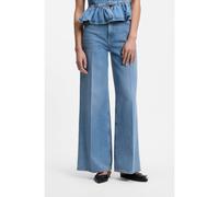 HUGO Wide-leg-fit jeans in light-blue denim - Style 937_16, 50563527 Light Blue 26/32