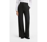 HUGO Wide-leg regular-fit trousers in stretch fabric - Style Himia-2, 50570905 Black 14