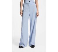 HUGO Wide-leg trousers in stretch fabric - Style Huzili, 50558131 Light Blue 6