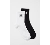 Hugo Women's 2 X Pack Rib Gift Multi: Black & White | Size: XL HUGO Multicolor XL