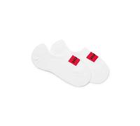 Hugo Boss Women's 2-Pack Red Label No-Show Women's Socks, White - Size: 6/6.5/7/7.5/8/8.5/9