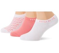 HUGO Women's 3p As Slantmono Cc W 10272176 Ankle_Socks, 630Light/Pastel Red, 39-42