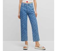 Hugo Womens 933 Regular-Fit Jeans in Blue Cotton - Size 25W/32L