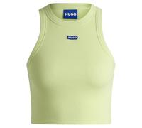HUGO Women's Baby Tank_B 10257055 01 Jersey_Top, Bright Green329, L