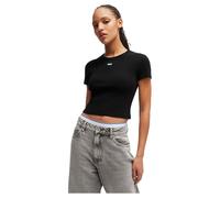 HUGO Women's Baby Tee_B Jersey, Black1,