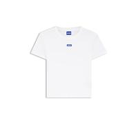 Hugo Baby 01 Blue Short Sleeve T-shirt White XS Women