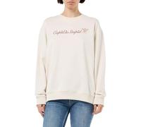 HUGO Women's Classic Crew_b_1 Sweatshirt, Natural, L