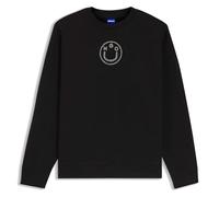 HUGO Women's Classic Crew_b_2 10275036 01 Sweatshirt, Black 001, XL