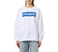 HUGO Women's Classic Crew_B Jersey, White100, L