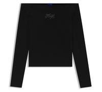 Hugo Dolder 10272901 Blue T-shirt Black S Women