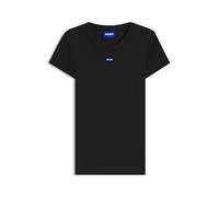 Hugo Easy 10257055 Blue Short Sleeve T-shirt Black L Women