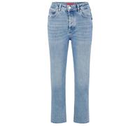 Hugo Womens Gimberly Regular-Fit Jeans in Blue Cotton - Size 29W/34L