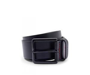 Hugo Womens Gioni Mens Leather Belt - Black - Size 34 (Waist)