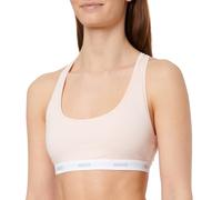 HUGO Logo Bralette, Pink, Size Xl, Women Pink