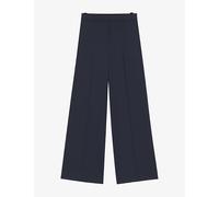 Hugo Womens Hugo Pinstriped Wide-Leg High-Rise Woven Trousers Open Miscellaneous 14