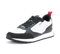 HUGO Women's Icelin Nylon Running Sneakers, Asphalt, 4.5 UK