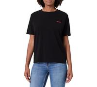 Hugo Women's Id T-Shirt 10276976 01 Pyjama, Black, L