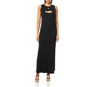 HUGO Women's Ivy Long Lounge Dress, Solid Black, L