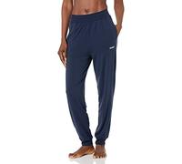 HUGO Women's Jersey Constrast Logo Lounge Joggers, Peacock, S