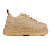 Hugo Womens Jodene Trainers - Natural Leather - Size UK 4