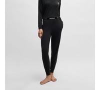 Hugo Womens/Ladies Unite Plain Pyjama Bottoms - Black - Black - M - 93% Viscose/7% Elastane