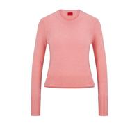 Hugo Womens/Ladies Wool Blend Sweater Top - Pink - Pink - 8 UK
