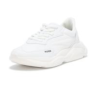 HUGO Women's Leon Modern Running Sneaker, Bright White, 5 UK