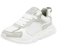 HUGO Women's Leon_Runn_mepu Sneaker, Open White, 4 UK