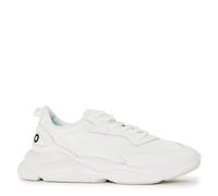 Hugo Womens Leon Runn Rnbackpack 10274044 01 Low Top Trainers in White - Size UK 7
