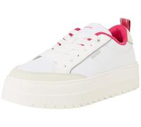 HUGO Women's Lyssa_Tenn_nysdpu Sneaker, Open White, 6 UK