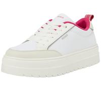 HUGO Women's Lyssa_Tenn_nysdpu Sneaker, Open White, 8 UK