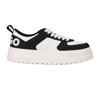 HUGO Women's Lyssa_Tenn_txbc Sneaker, Open White, 6 UK