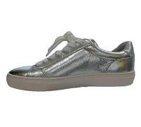 HUGO Women's Morrie_Tenn_crk Sneaker, Silver, 5 UK
