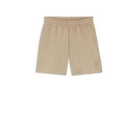 HUGO Womens Ninosta 2 Relaxed-fit Shorts in Cotton Terry with Embroidered Logo