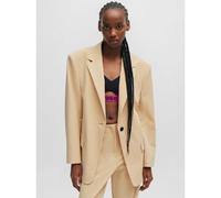 HUGO Womens Open Beige Agura Blazer