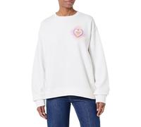 HUGO Women's Oversized Crew_B_2 10266045 01 Sweatshirt, Natural102,