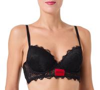 Hugo Women's Push-up Rl Lace 10269292 01 Underwire_Bra, Black, 34C