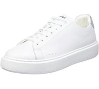 HUGO Women's Quiver_derb_l Sneaker, Open White122, 6 UK
