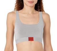 HUGO Women's Red Label Sporty Bralette, Light Melange Grey, XS