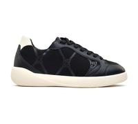 Hugo Womens Riven Tenn Trainers - Black Leather - Size UK 5