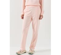 HUGO Womens Signature Elasticated Waist Straight Leg Trousers, Pink, Size M, Women Pink