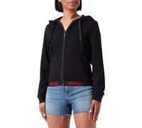 HUGO Women's Sporty Logo_Jacket Loungewear, Black1, S