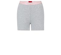HUGO Women's Sporty Logo Lounge wear Shorts, Medium Grey35, XS