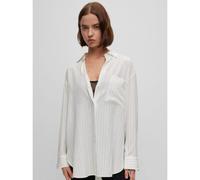HUGO Womens Striped Elodina Blouse