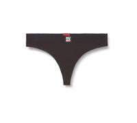 HUGO Women's Thong Rib String, Black2, S